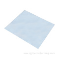 White polycarbonate plastic film for vacuum forming